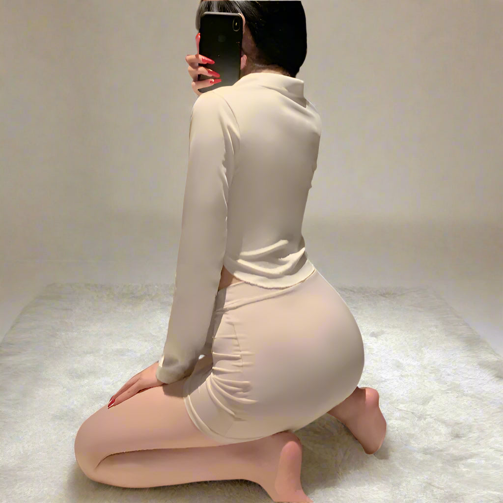 White Hot Secretary Outfit