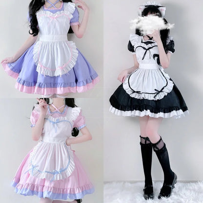 Pink Anime Maid Outfit