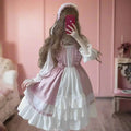 Elegant Classic House Maid Outfit - Pink / One Size - Outfit