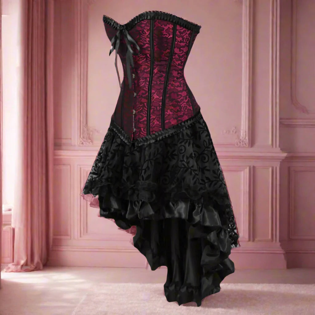 Gothic Lace Corset Sexy Outfit - Outfit