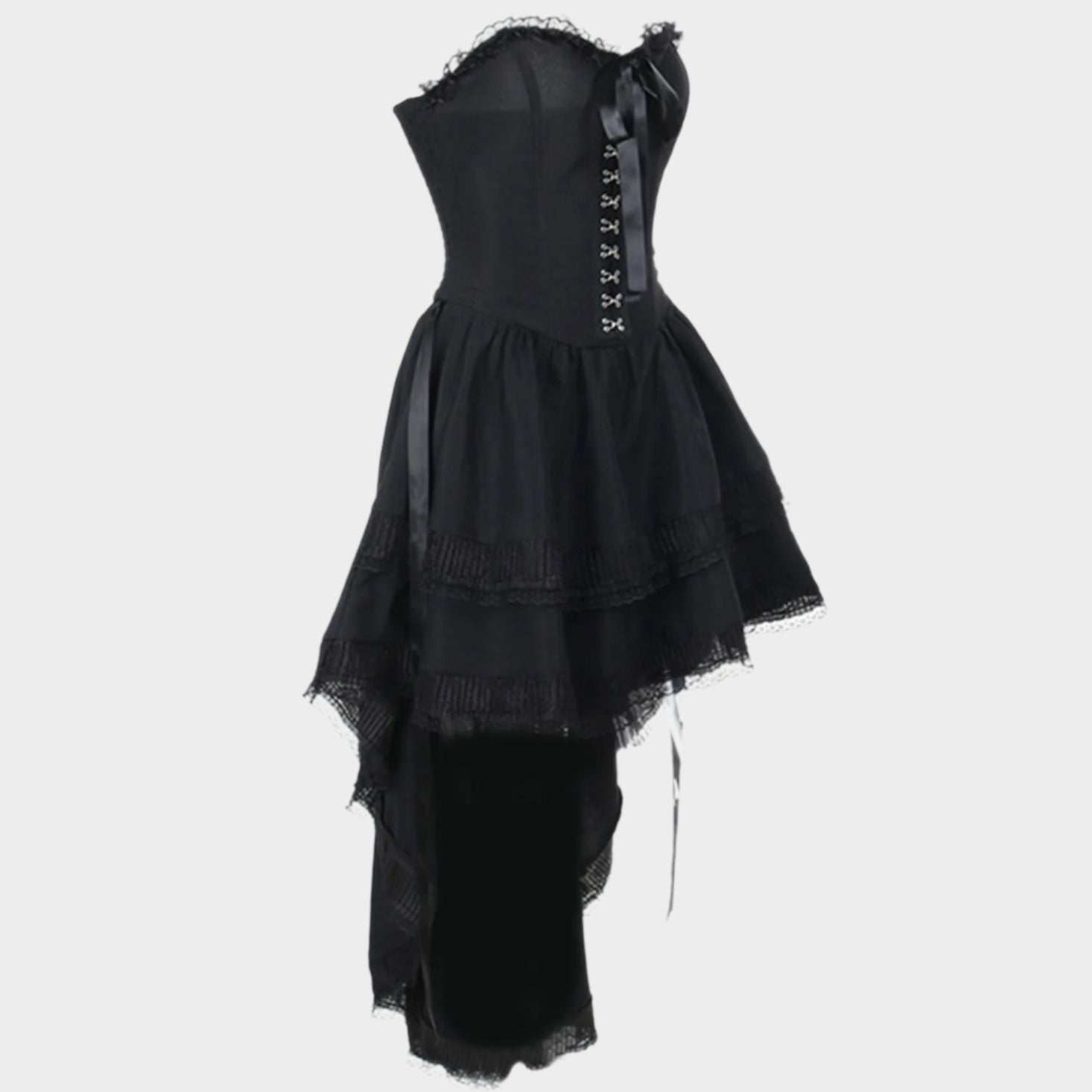 Gothic Lace-Up Sexy Outfit - Outfit