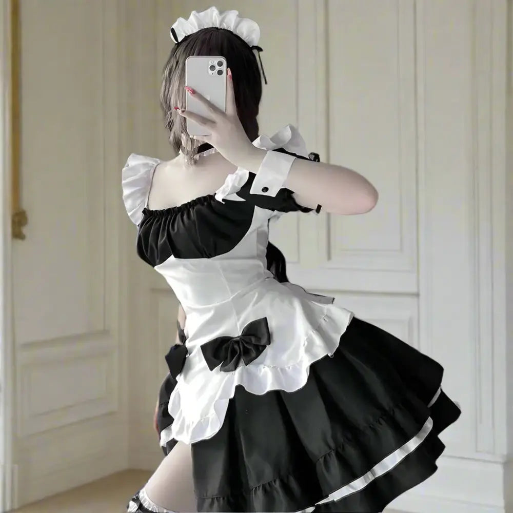 House Maid Outfit - Black / S - Outfit