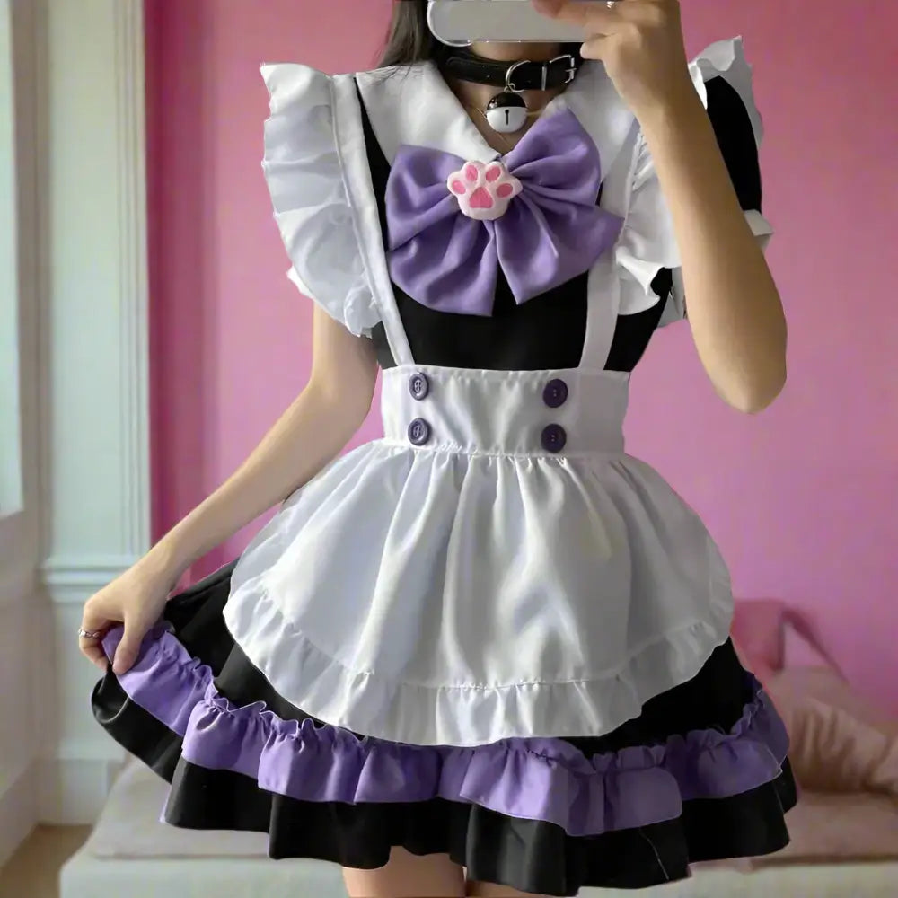 Kawaii Big Bow Maid Outfit - Outfit