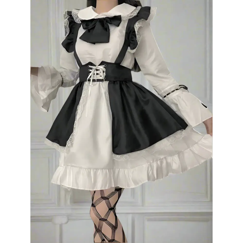 Kawaii Cafe Maid Outfit - S / Black - Outfit