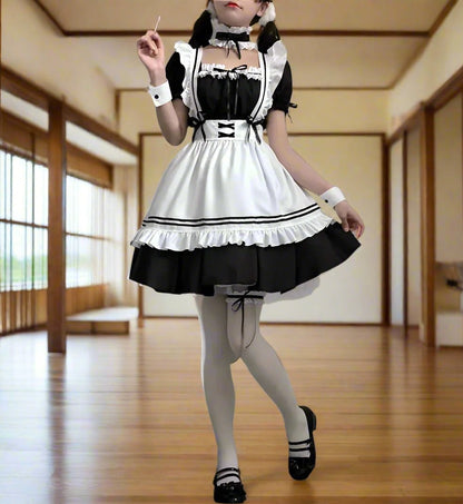 Black Japanese Maid Outfit