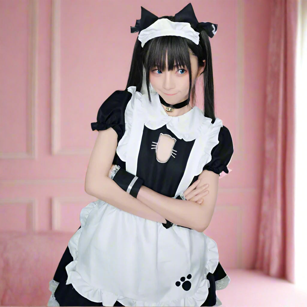Cute Cat Maid Outfit
