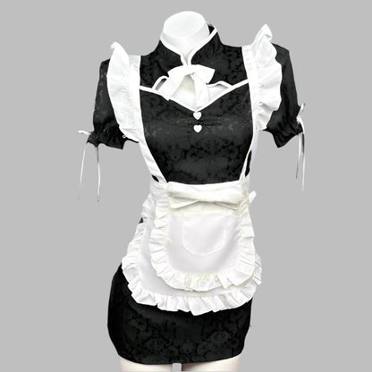 Retro Cheongsam Anime Maid Outfit