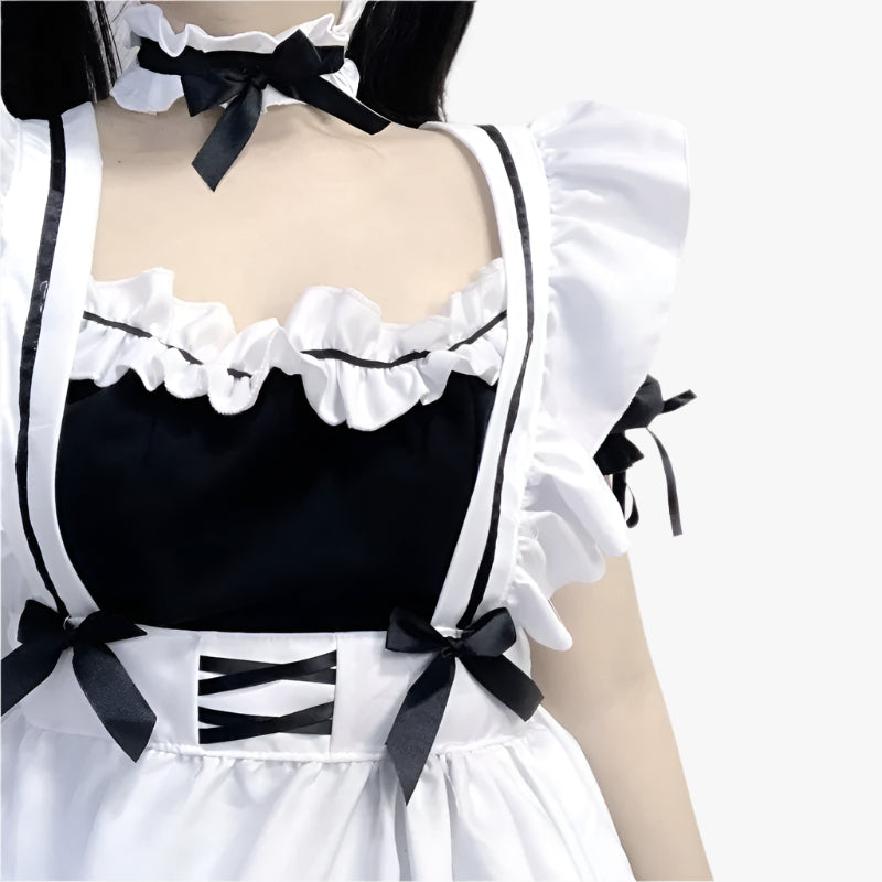 Black Japanese Maid Outfit