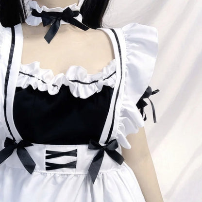 Black Japanese Maid Outfit