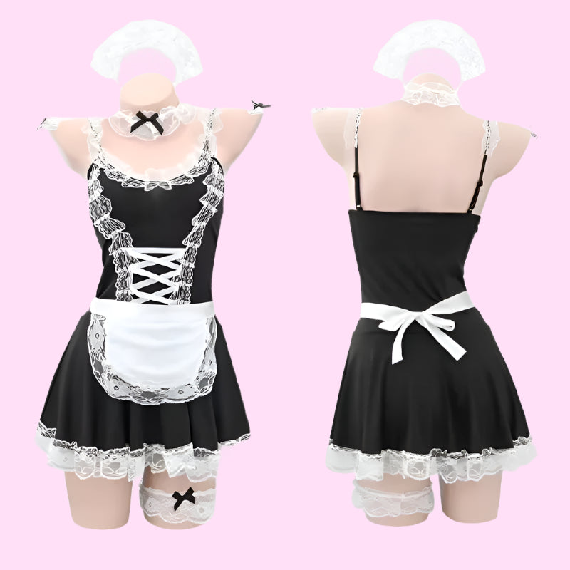 Plus Size Sissy Male Maid Outfit