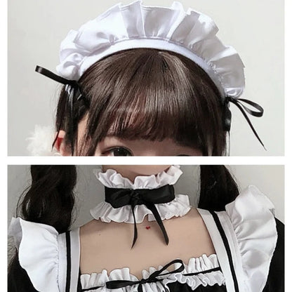 Black Japanese Maid Outfit