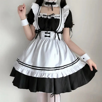 Black Japanese Maid Outfit