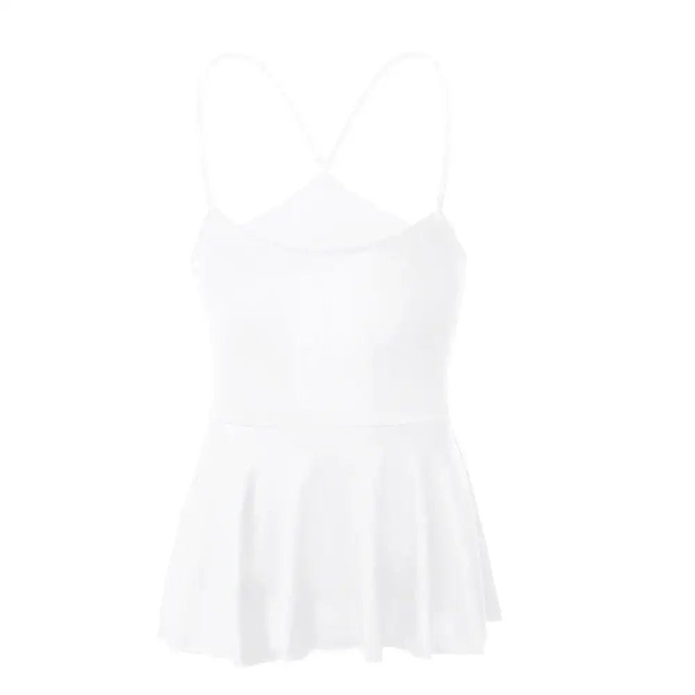 Men Crotchless Bodysuit Costumes Dress Sleeveless Open Back Bodysuits Underwear Crossdressing Backless Mini Sundress