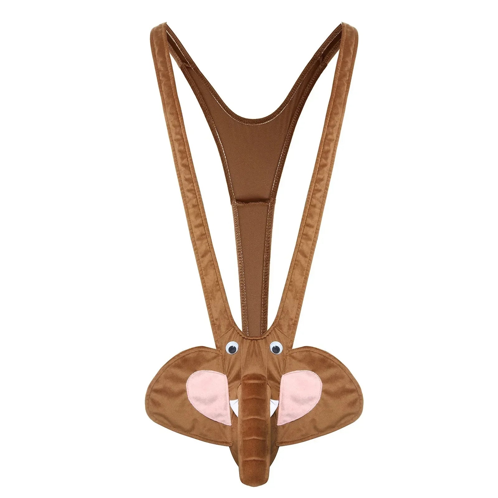 Men’S Sexy Conjoined Underwear Gift G-String Elephant Face Erotic Lingerie Intimates Mankini Thong Trendy Underwears