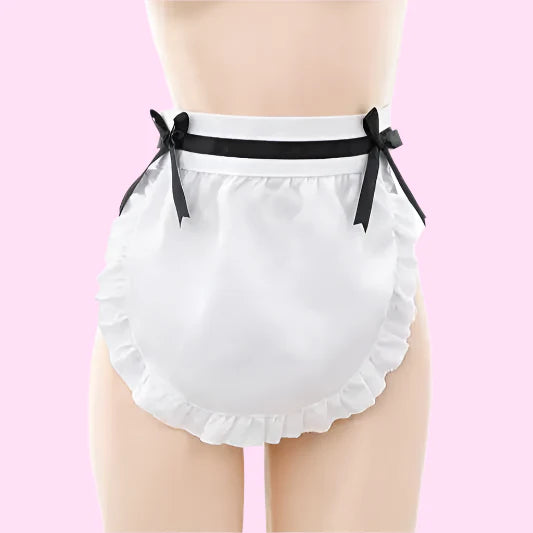 Open Back French Maid Outfit - Outfit
