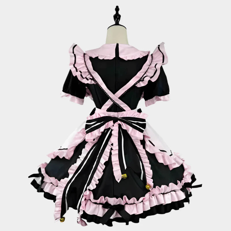 Pink and Black French Maid Outfit - Outfit
