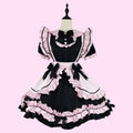 Pink and Black French Maid Outfit - Pink and Black / S - Outfit