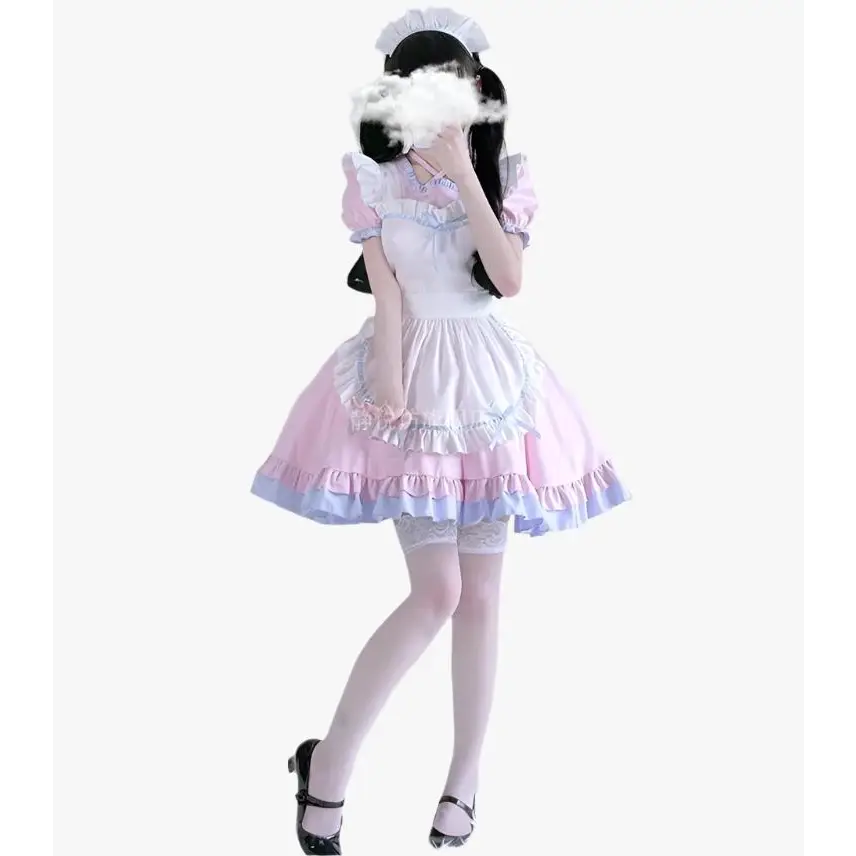 Pink Anime Maid Outfit - Outfit