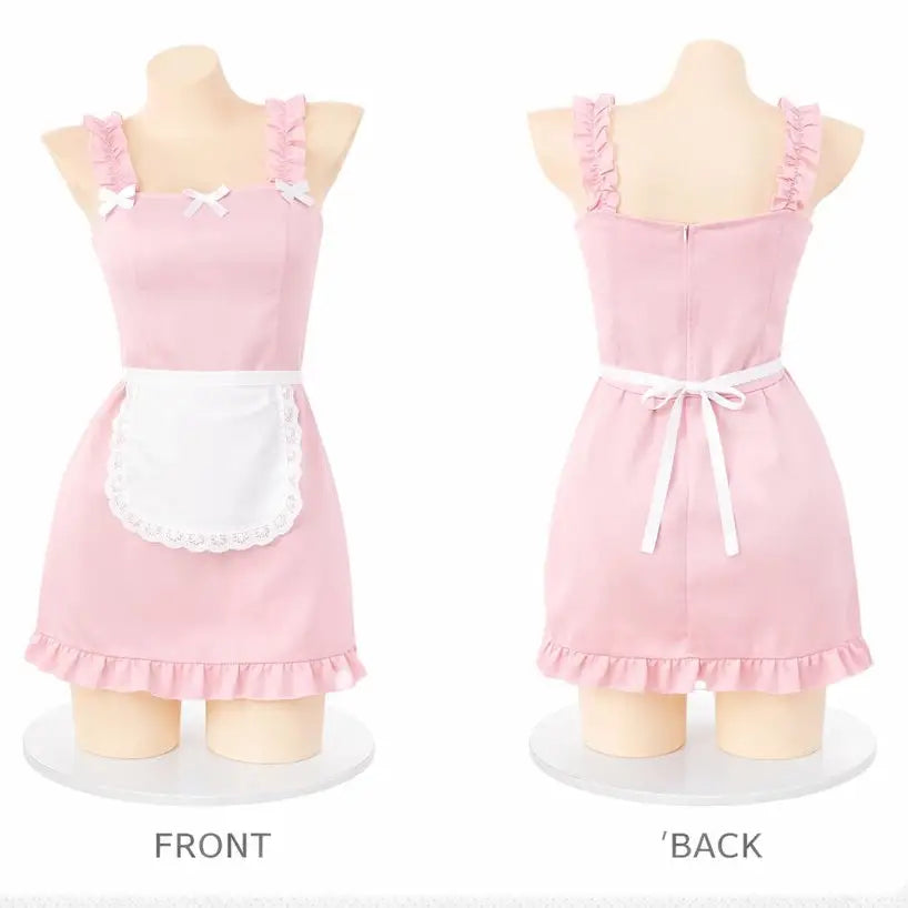 Pink Sexy Anime Maid Outfit - Outfit