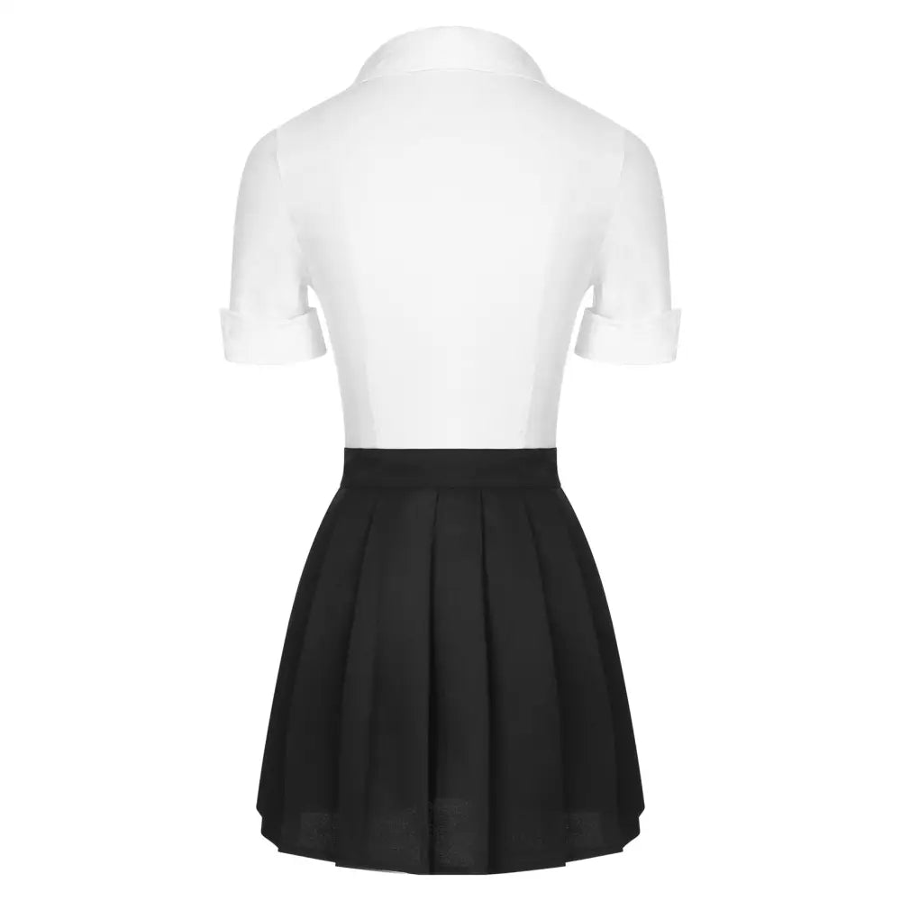 Pleated Skirt Secretary Outfit - Outfit