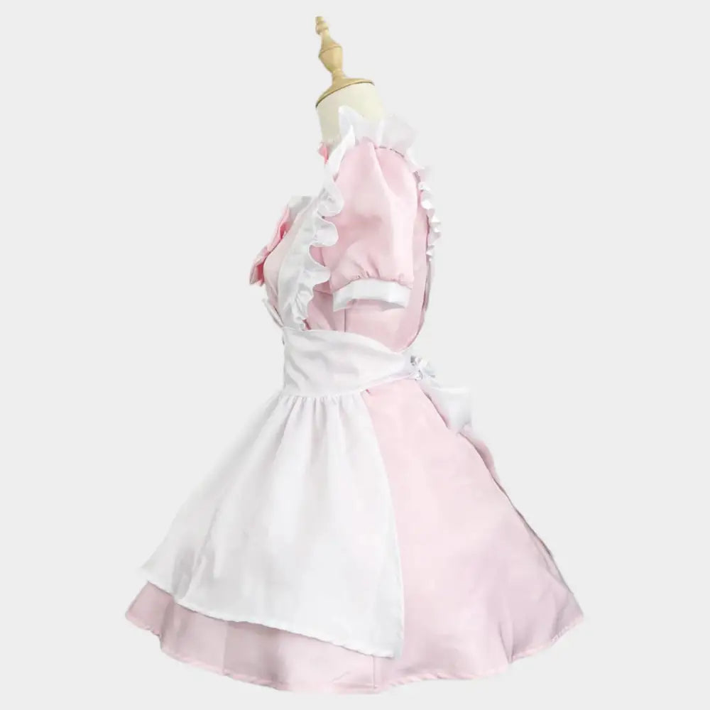 Kawaii Pink Cat Maid Outfit - Outfit