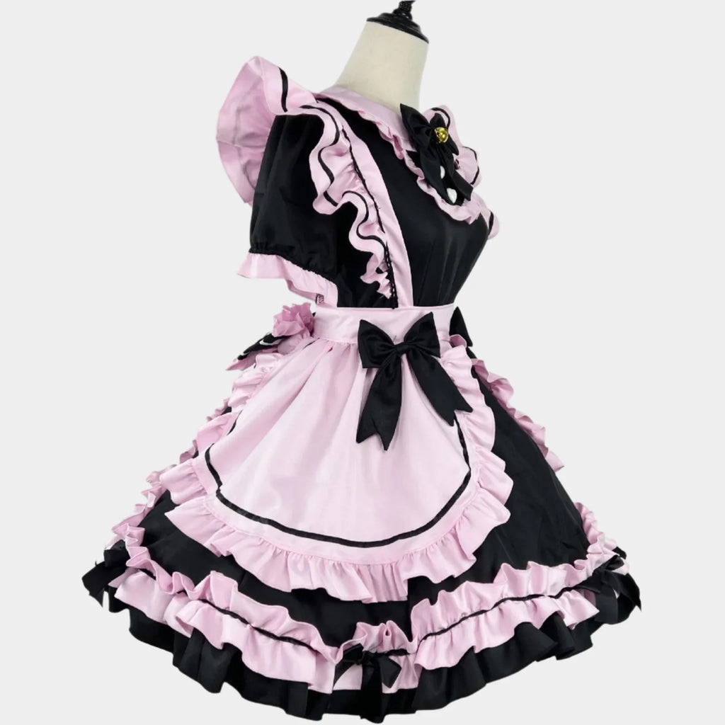 Pink and Black French Maid Outfit - Outfit