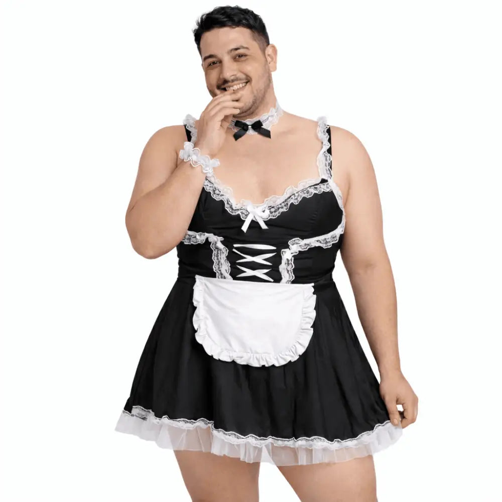 Plus Size Sissy Male Maid Outfit - Outfit