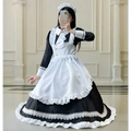 Premium Long-Sleeve French Maid Outfit - Black / S - Outfit