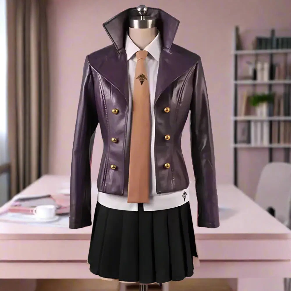 Premium Sexy Secretary Outfit - Purple & White / XS - Outfit