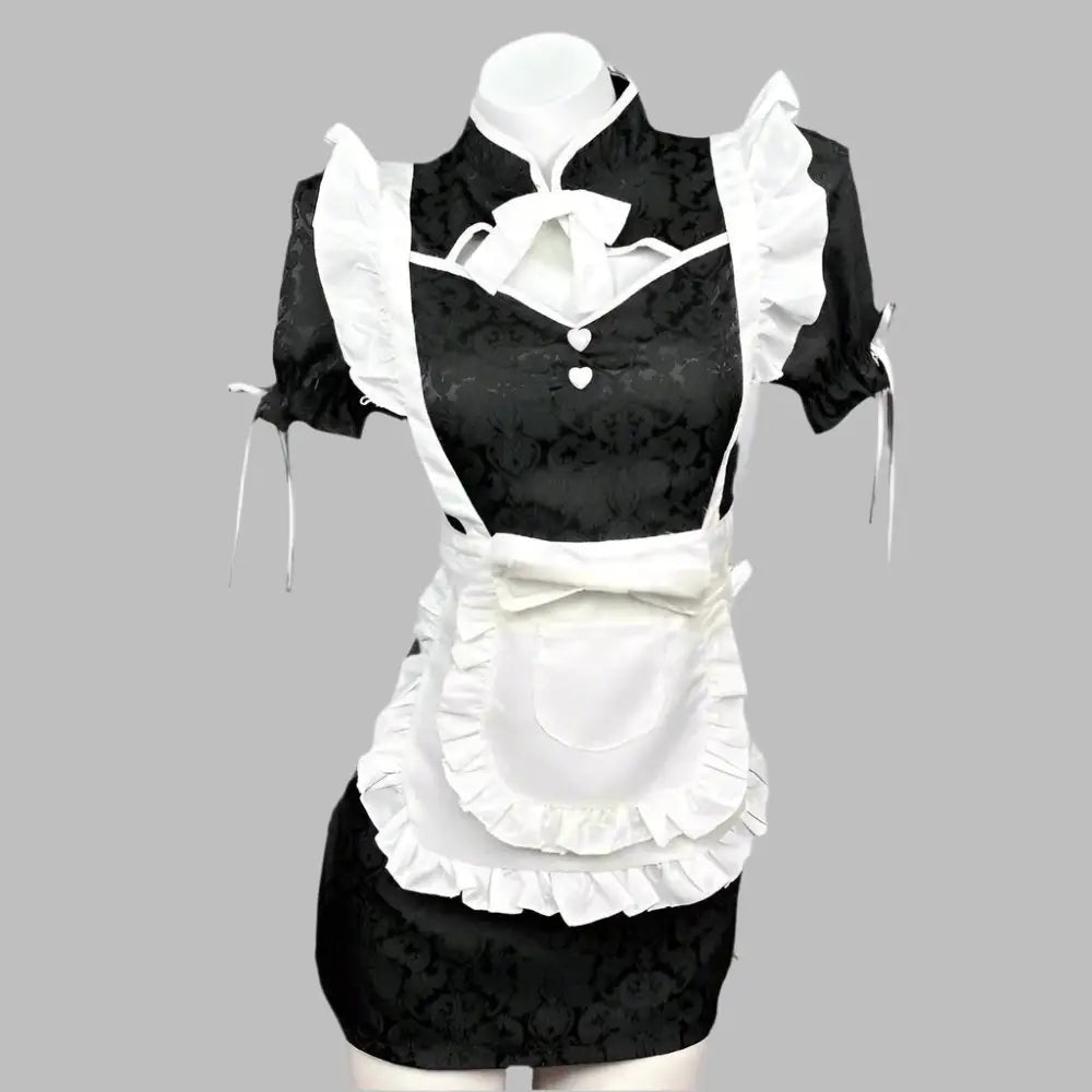 Retro Cheongsam Anime Maid Outfit - Outfit