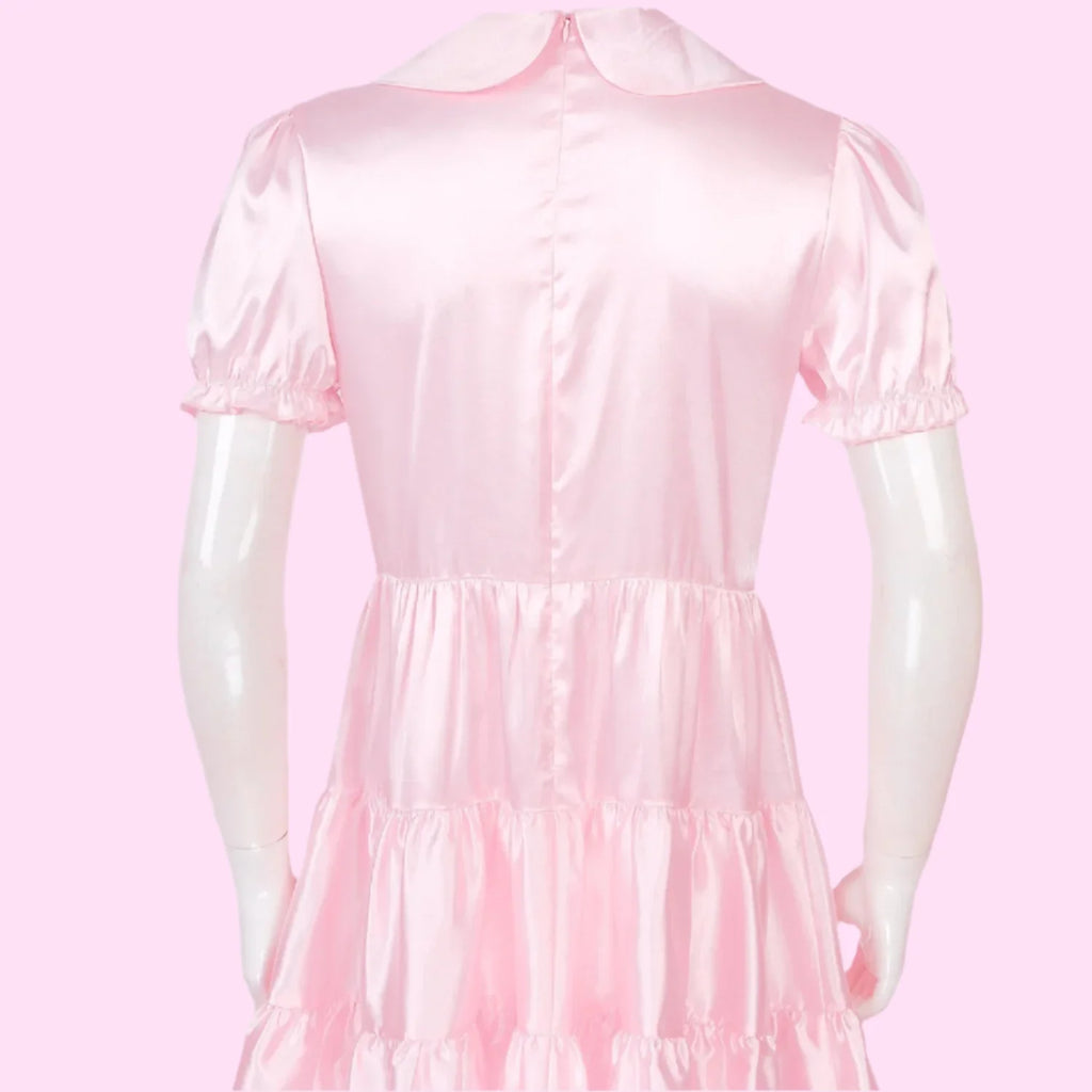Satin Pink Male Maid Outfit - Outfit