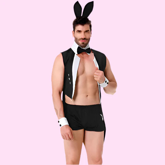 Sexy Male Maid Bunny Tuxedo Outfit - Outfit