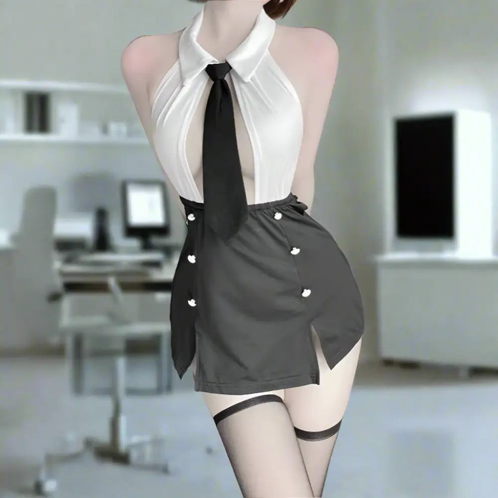 Sexy Secretary Bodysuit Outfit - Outfit