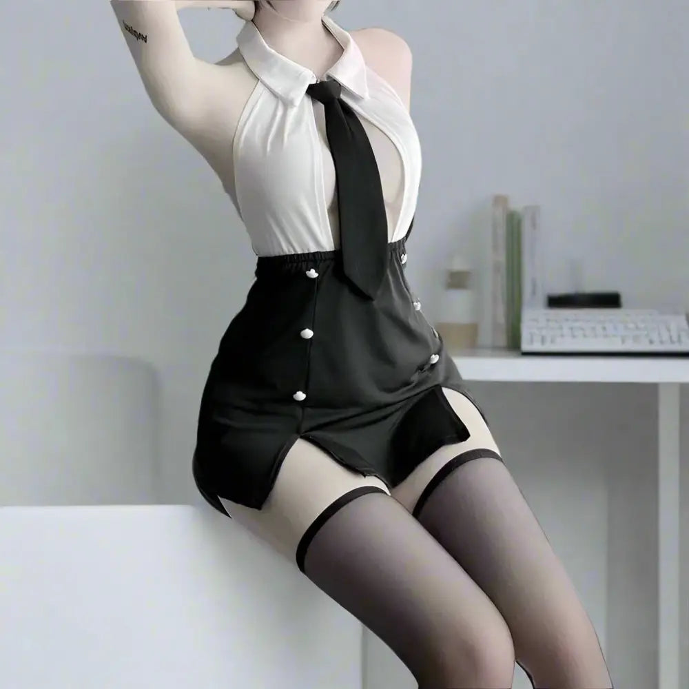 Sexy Secretary Bodysuit Outfit - Outfit