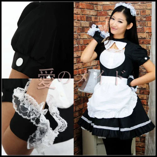 Sexy White Bow House Maid Outfit - Outfit