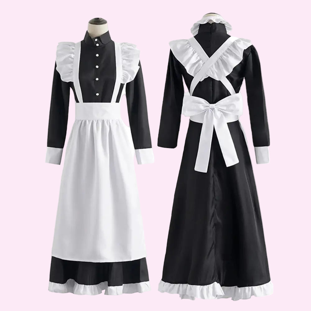 Sissy French Maid Long Dress Men’s Outfit - Outfit