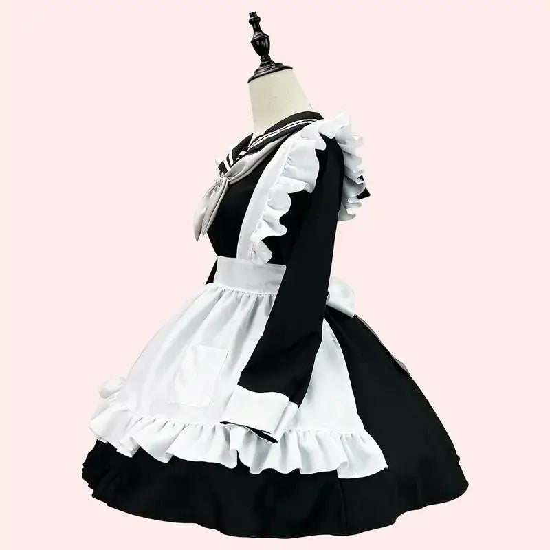 Anime JK Uniform Sailor Cosplay Costumes Plus Size Maid Dress Lingerie Winter Long Sleeve Lolita Animaion Show Outfits