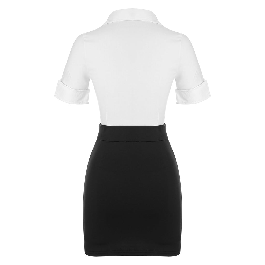 Skinny Skirt Secretary Outfit - Outfit