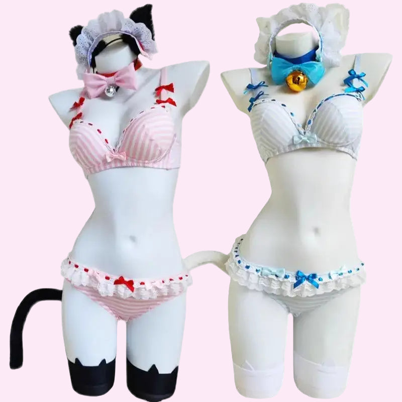 Sweet Anime Fantasy Cat Maid Outfit - Outfit